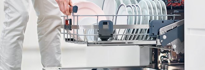 Lave-vaisselle cuisine panier lift